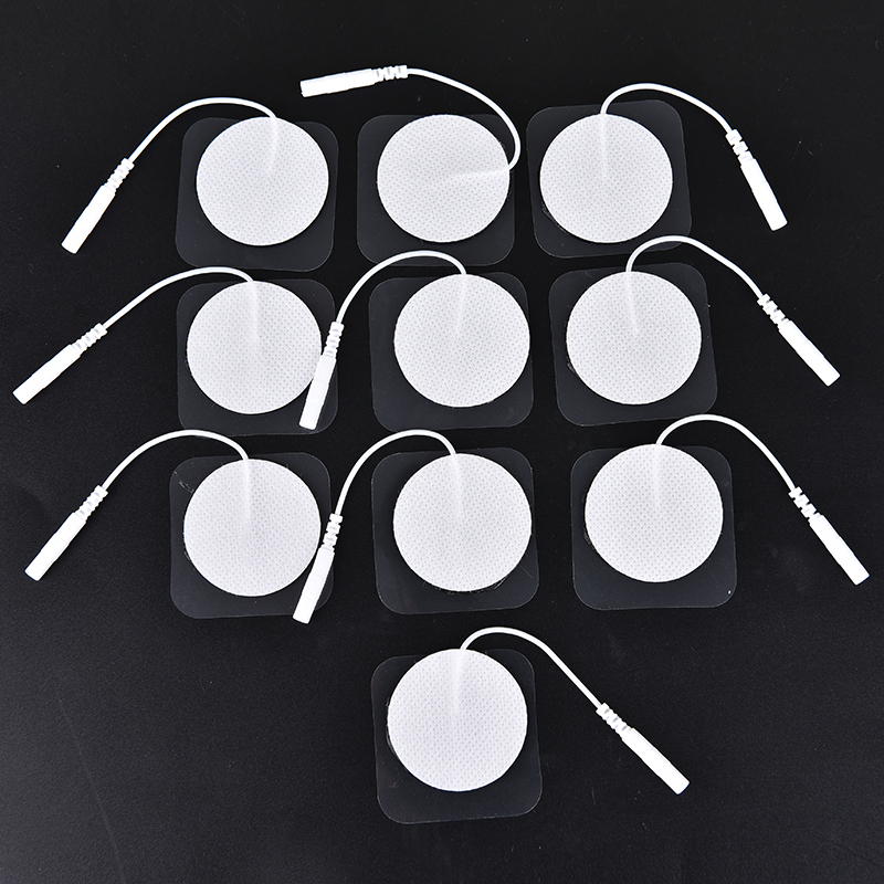 10pcs tens therapy round electrode pads electrode patch for therapy