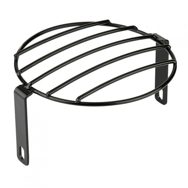 Actualización de la Cubierta del Faro de Montaje Lateral de la Motocicleta de Metal Retro para Faros de 7 Pulgadas