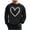 Black#1, variant on Xuniizn Mens Sweatshirts, Valentine's Day Heart Print Casual Loose Long Sleeve Shirts, Plus Size Soft Cozy Breathable Pullover Sweatshirt, S-3XL