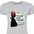 thumbnail image 3 of Disney Brave - Merida Stand Your Ground - Juniors Fitted Graphic T-Shirt, 3 of 5