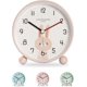 thumbnail image 1 of Educational Alarm Clock for Kids - Day/Night Easy to Set and Battery Operated Night Light Silent Non Ticking Travel Alarm Clock (Pink Rabbit), 1 of 4