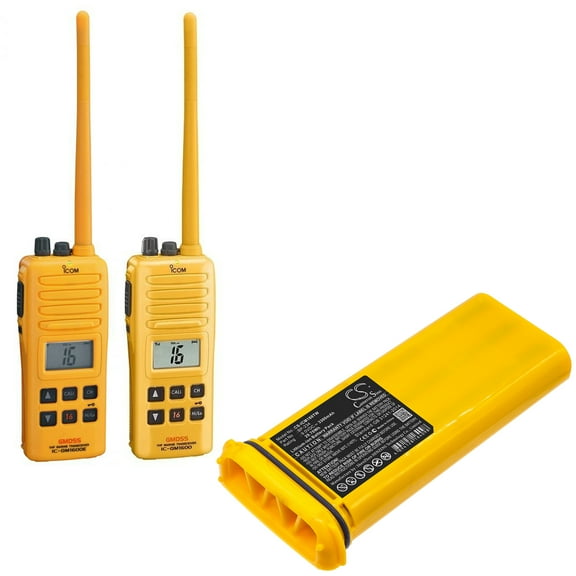 Two-Way Radio Battery for Icom IC-GM1600 IC-GM1600E IC-GM1600K BP-234 3300mAh / 29.70Wh