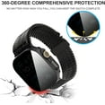 thumbnail image 6 of 2 Pack Privacy Apple Watch Case, [26 Degree Anti Spy] [Touch Sensitive]Ultra-Thin Glass Lightweight Cover Bumper for Apple Watch Series Ultra 3/2/1 49mm, Anti-peep Screen Protector for iWatch Series, 6 of 8