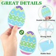thumbnail image 4 of Huevos de Pascua de madera con forma de hedeey para decoración de bandejas escalonadas, 3 unidades, 4 of 7