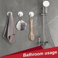 thumbnail image 4 of Adhesive Hooks Stainless Steel, Heavy Duty Waterproof Compact Design for Easy Installation on Multi-Surface (Durable, Rustproof), 4 of 5