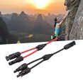 thumbnail image 1 of Y Branch Solar Connectors, 2 PCS 1 To 2 Splitter Solar PV Parallel Adapter Cable Wire Plug 1000V DC Solar & Wind Power Parts & Accessories Solar & Wind Power, 1 of 8
