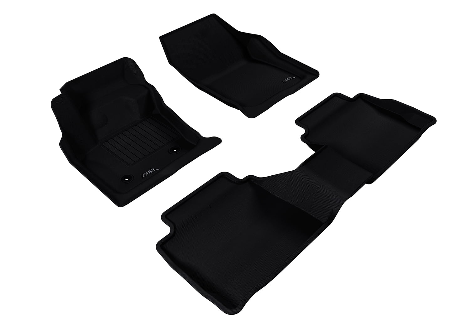 GGBAILEY Black Driver & Passenger Floor Mats Custom-Fit for Ford Fusion Energi 2013-2019