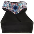thumbnail image 4 of yellow box womens glorian wedge flip flops 7.5 Rainbow mu, 4 of 6