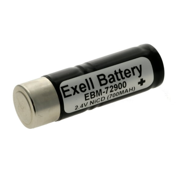 Exell MED 2.4V 700mAh NiCD Battery Fits Welch Allyn Microtymp 2, 72900