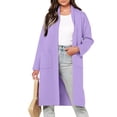 thumbnail image 1 of Puntoco Abrigo Mujer Otoño E Invierno Recto Cardigan Botón Bolsillo Abrigo Liquidación Puntoco Puntoco-1, 1 of 4