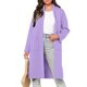 thumbnail image 1 of Puntoco Abrigo Mujer Otoño E Invierno Recto Cardigan Botón Bolsillo Abrigo Liquidación Puntoco Puntoco-1, 1 of 4