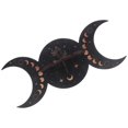 thumbnail image 1 of Crystal Display Holder in Moon Phase Shape Wooden Design for Home Cafe Office 1Set, 1 of 5
