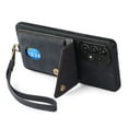 thumbnail image 7 of Nalacover for Samsung A53 5G, Slim Case Wallet with Credit Card Holder, Back Flip Premium Leather Magnetic Clasp Kickstand Wirst Hand Strap Shockproof Cover for Samsung Galaxy A53 5G, Black, 7 of 7