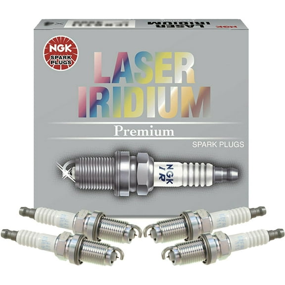 NGK 5266 Laser Iridium Premium Spark Plugs IZFR6K-11S - 4 Pack
