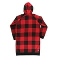thumbnail image 4 of LazyOne Oversized Hoodie Sweatshirt, Comfortable Loungewear (Red Plaid, S/M), 4 of 7