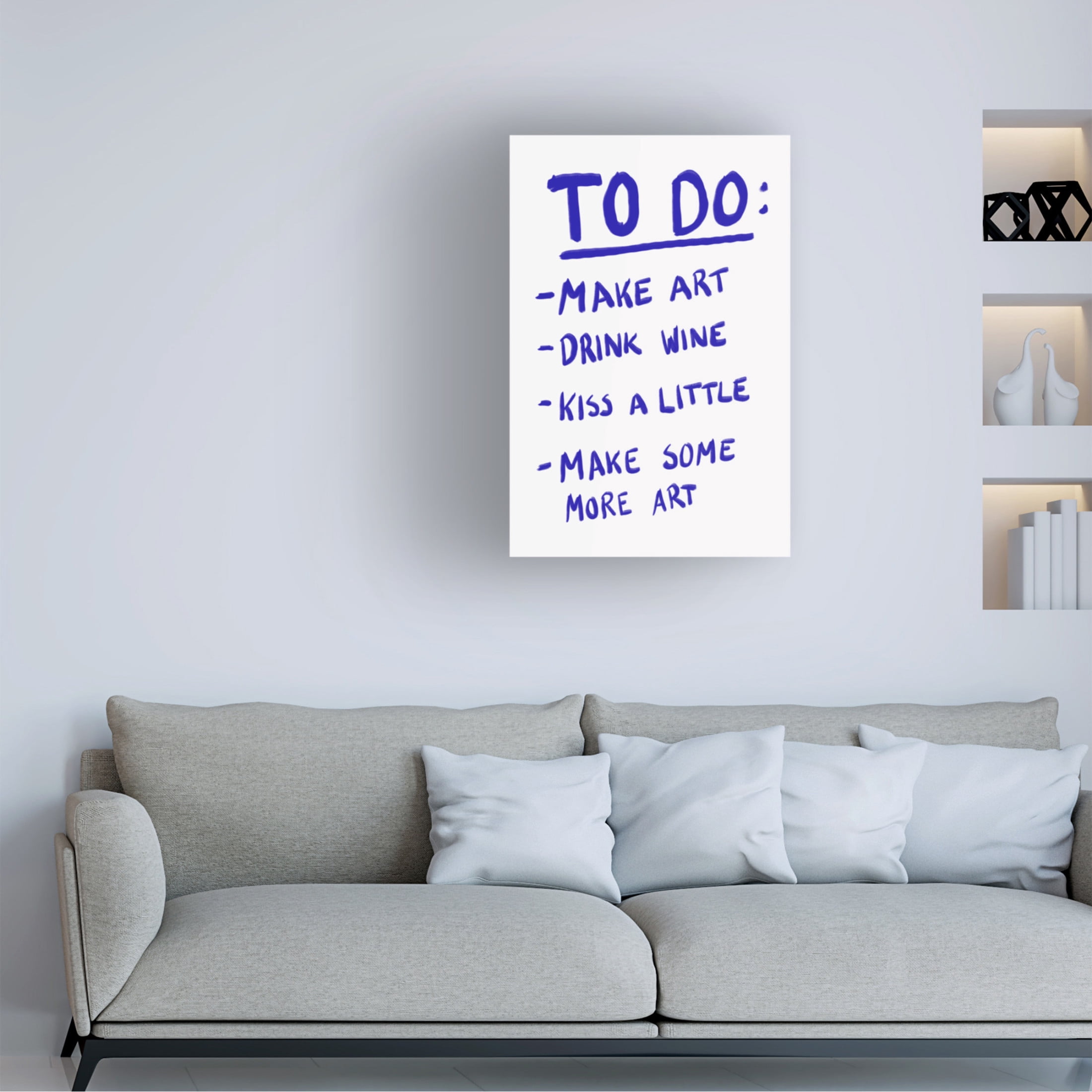 Trademark Fine Art Athene Fritsch To Do Canvas Wall Art