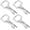 4pcs 11", variant on 11-inch Locking C Clamp Set, 2 Pack Heavy Duty Locking Pliers with Regular Tip for Welding and Woodworking