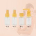 thumbnail image 2 of Unique Bargains 5 Pcs Travel Size Toiletries Bottles Containers Leakproof Squeezable Refillable Travel Bottles Set Orange, 2 of 5