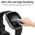 thumbnail image 3 of HLONK Case Cover Fit for Fitbit Versa 4  Sense 2   3pcs Watch Screen Protector  Soft TPU All-Around Shockproof Full Protective Bumper  Smartwatch Protective Case Accessories for Men Women, 3 of 7