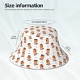 thumbnail image 4 of Daiia Cute Little Pirate Red Panda Pattern Bucket Hat - Trendy Cotton Sun Hat for Beach, Golf, Fishing - Fun Outdoor Vacation Boonie for Men and Women, 4 of 9