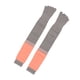 thumbnail image 5 of Calcetines largos de yoga de 5 dedos, antideslizantes, de algodón, con absorción del sudor, ajustados, para mujer, calcetines altos a rayas, gris claro, 5 of 10