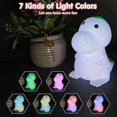 thumbnail image 2 of Soft Silicone Dino Lamp for Kids Room - Baby Toddler Night Light, 2 of 5