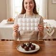 thumbnail image 6 of Leeye Apple Shaped Silicone Cake Mold, Non-Stick Baking Pan with 15 Cavities for Jelly Chocolate Dessert, Oven Safe Flexible Kitchen Mold, 6 of 7