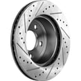 thumbnail image 5 of New Performance Rotor Brake Disc Compatible With Jeep Cherokee Limited 6 Cyl 4.0L Cherokee Sport 6 Cyl 4.0L Wrangler X 1999-2006 By 5396 19906 76923 105111 145276, 5 of 7