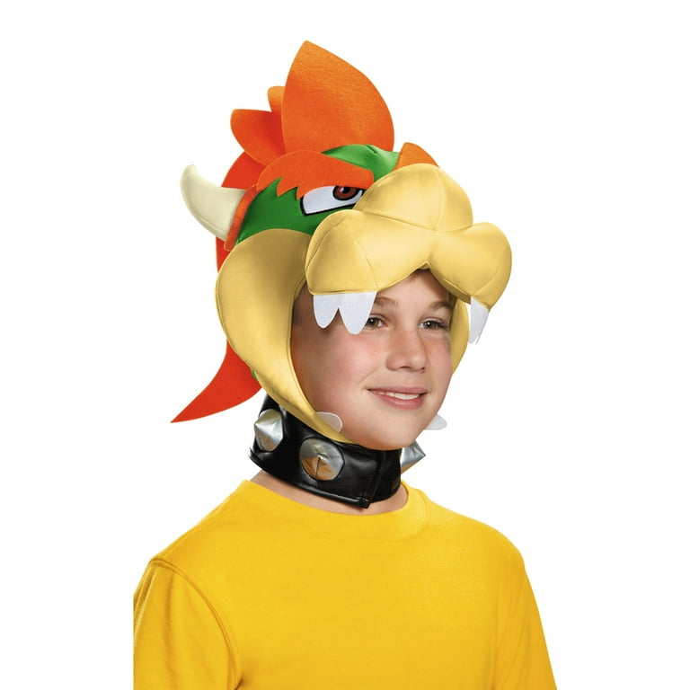 Disguise Nintendo Mario Brothers Childs Bowser Headpiece Hat Costume -