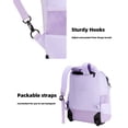 thumbnail image 2 of Mochila rodante MATEIN para mujer de 17 pulgadas con ruedas, color morado, 2 of 9