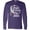 Purple, variant on Inktastic Diabetes Awareness Brave and Strong Long Sleeve T-Shirt