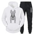 thumbnail image 3 of 2023 Korea Mens Sweatshirt Sets Hoodie+Sweatpants 2 Piece Suits Casual Womens Kawaii Streetwears Fashion Luxury Tracksuit Outfit, 3 of 4