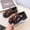 Brown, variant on Girls Mary Jane Flats Shiny Patent Leather Bow Dress Shoes English School Uniform Party Wedding Brown Size 9 M