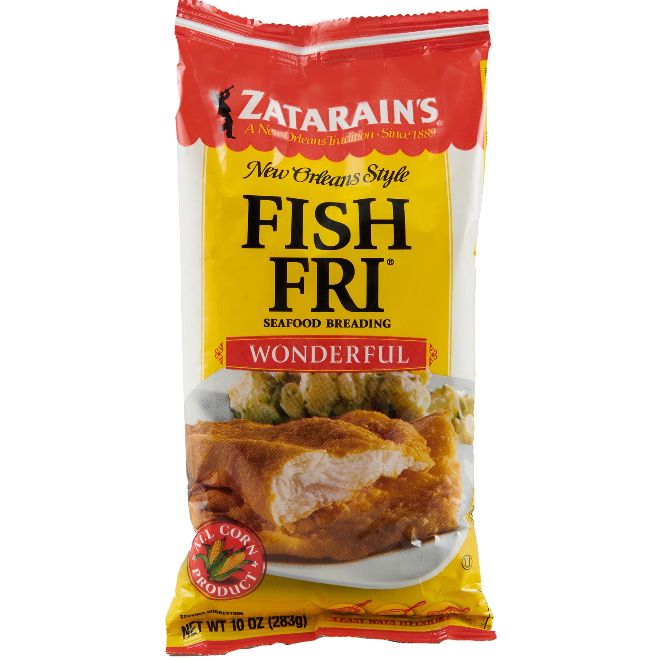 Zatarain's Wonderful Fish Fri, 10.0 oz Bag - Walmart.com