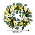 thumbnail image 5 of CreativeArrowy Plastic Flowers Branches Artificial Lemon Wreath Fake Friuts Cuttings Foam Garden Wedding Party Wall Window Home Decor, 5 of 7