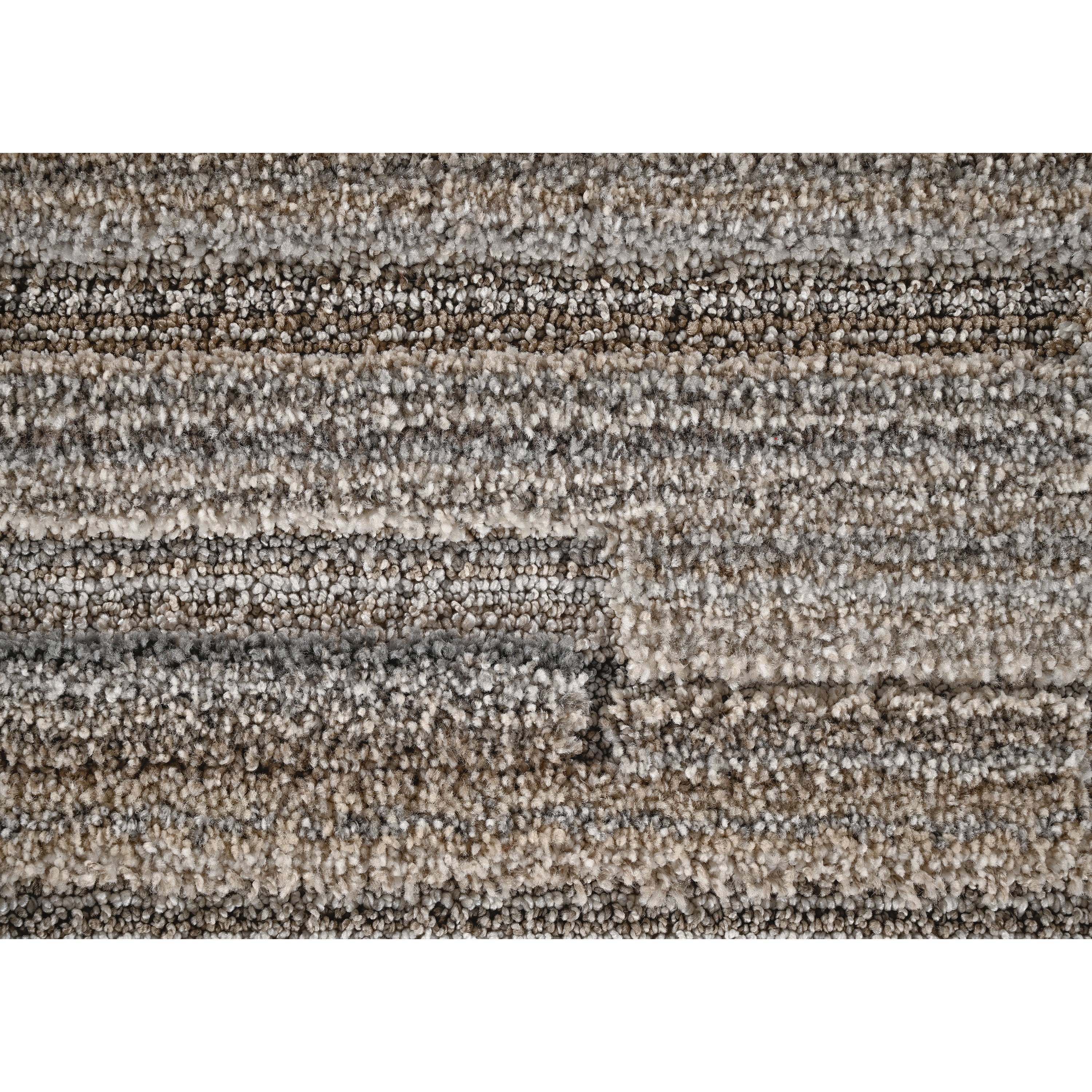 Mainstays Studio Plush Pixel Tan/Gray Indoor Area Rug, 5' x 7'