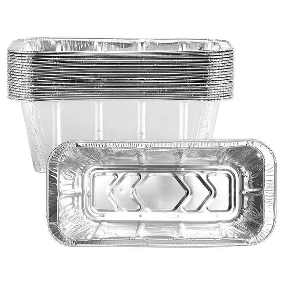 Roasting Grill Tin Tray,20Pcs 670ml Barbecue Plate Aluminum Foil Baking Boxes Barbecue Plate World-Class Design