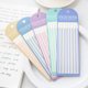 thumbnail image 2 of Penlab 1pcs Macaron Color Pegajoso Tiras 160 Hojas Fluorescentes Mascotas Transparente Memo Pad Índice Pegatinas C7400, 2 of 4