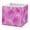 Light Pink Palm Leaves, variant on Fabric Storage Bins Foldable Cube For Home Organization Baskets Yellow Daisies Green Stems
