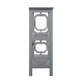 thumbnail image 4 of Convenience Concepts Omega 3 Tier Bookcase, Gray, 4 of 4