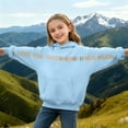 thumbnail image 2 of Personalized I Love You Thiiiis Much Hoodies for Boys & Girls Long Sleeve Pullover Tops Color: Camisole Size: Boat Neck, 2 of 6