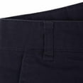 thumbnail image 3 of Bienzoe Boy's School Uniforms Flat Front Bermuda Shorts Navy 7, 3 of 10