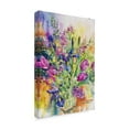 thumbnail image 2 of Trademark Fine Art 'Iris Blue And Tulips Too' Canvas Art by Annelein Beukenkamp, 2 of 3