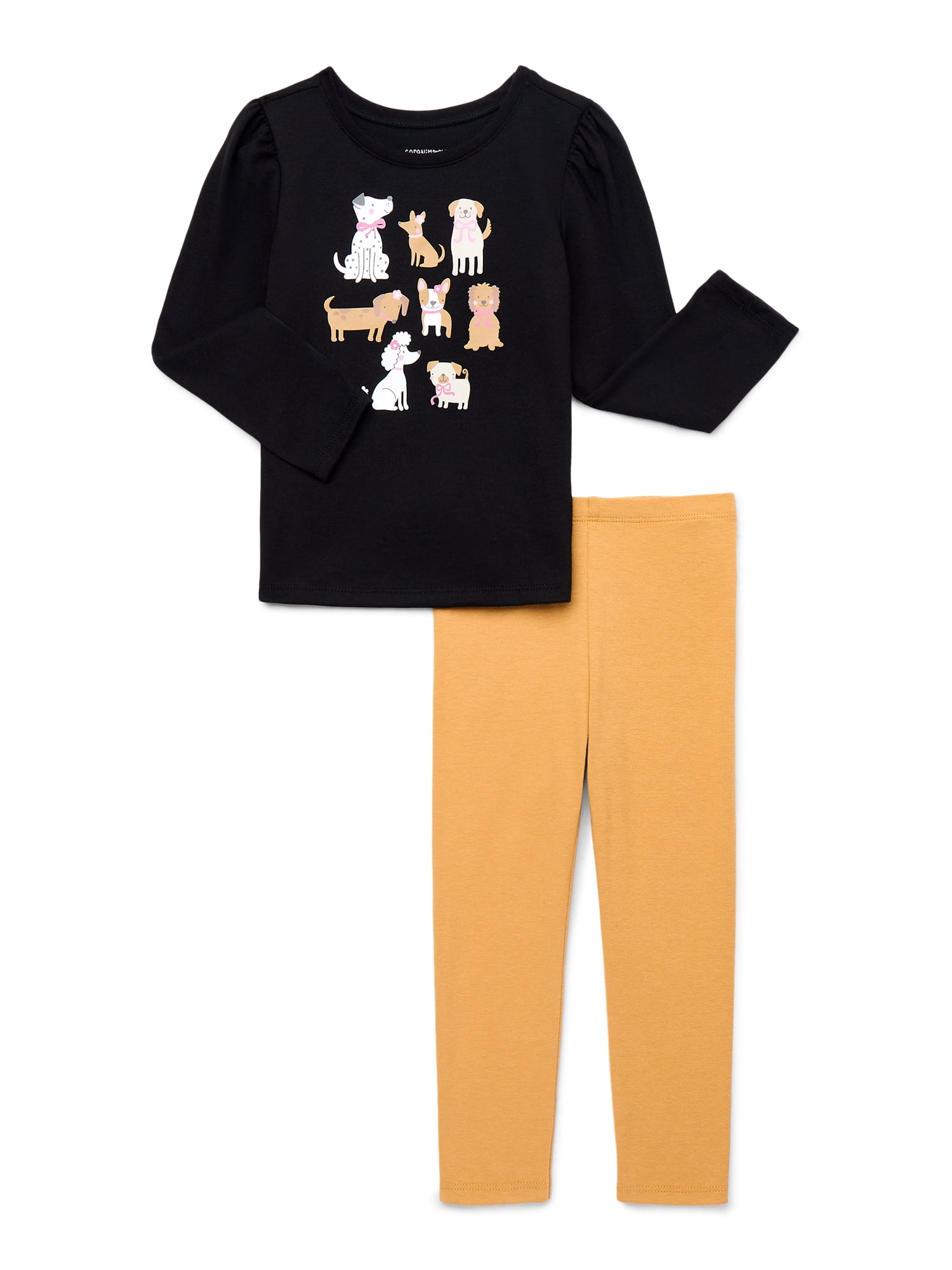 Garanimals Toddler Girl 6-Piece Mix and Match Outfit Kid-Pack, Sizes 18M-5T