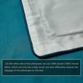 thumbnail image 5 of DISANGNI 100% Mulberry Silk Silk Pillowcase, Used for Hair and Skin, Envelope Type, Silk on one Side and Tencel on The Other Side, 1pc (Teal, 1 pc King Size 20"36"), 5 of 7