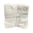 thumbnail image 4 of American Mills 100% Cotton Extra Soft, Highly Absorbent Wash Cloths: White-12, Qty-5, 4 of 5