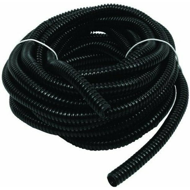 Wire Loom Black 20' Feet 3/4" Split