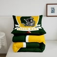thumbnail image 5 of Erosebridal Green Bay Soccer City Bedding Comforter Set, American Football Down Comforter, Vintage Rugby Reversible Comforters & Duvets, Microfiber Room Decorative, 2pcs, 5 of 8