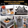 thumbnail image 2 of KEINXS Halloween TableCloth  Spider Webs Tablecloths Black Tablecloth Lace Fabric Table Cloths Spooky Table Cover for Rectangle Tables for Parties Gothic Halloween Home Decorations  48x96, 2 of 7