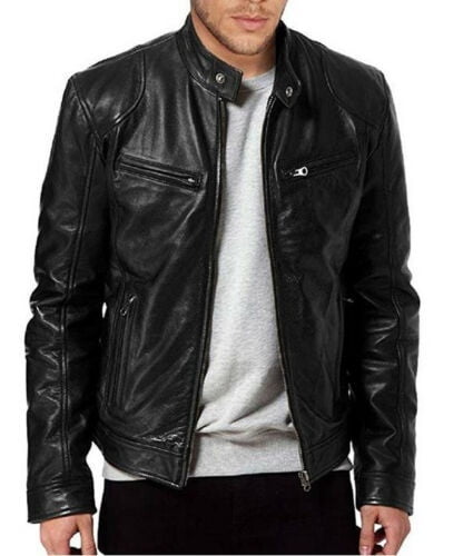 mens leather jacket canada